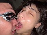 【個人撮影】湊波流のデカ舌ディープキス＆ツバ鼻吸い
